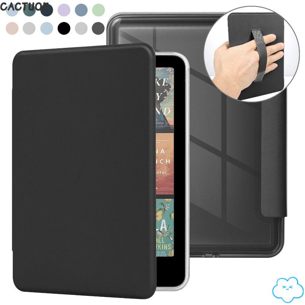 CACTUOE , Hand Support Auto Wake/Sleep e-Reader Cover, กันกระแทกหนังสมาร์ทเกราะป้องกันสําหรับ Kindle