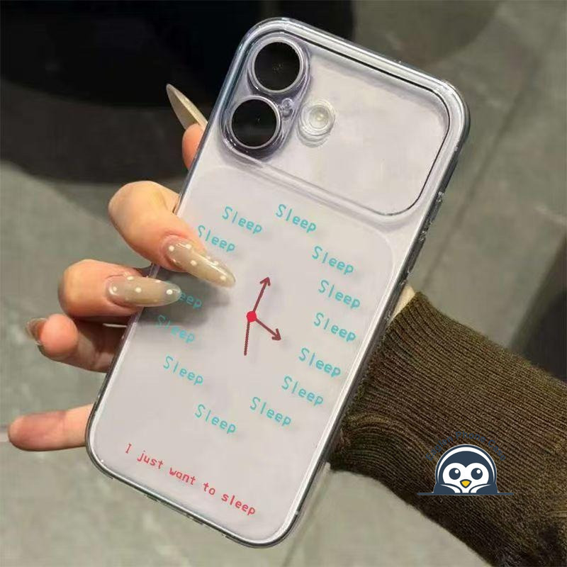 ตลก "Sleep" นาฬิการูปแบบสําหรับ Samsung Galaxy A08 A07 M07 F07 A12 M12 F12 A11 A10S M10S A06 A05S F0