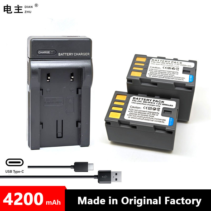 BN-VF823 VF808 VF815 U AC แบตเตอรี่สําหรับ JVC D720 D728 D740 D750 D760 D771 DA30 HD3 HD7 MG130 MG17