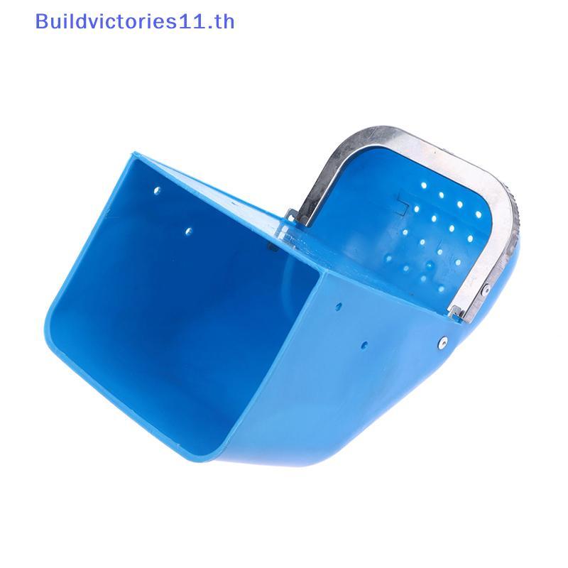 Buildvictories11 1 PC ความจุขนาดใหญ่กระต่าย Feed กล่องพลาสติกเหล็กกระต่าย Feed กล่องกระต่าย Feed Fee