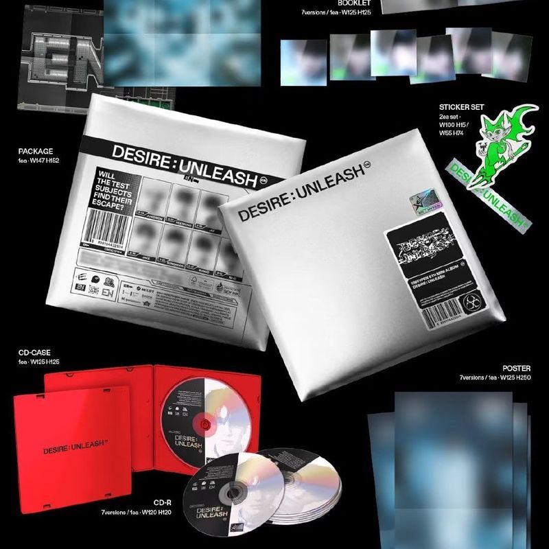 🔥ส่งด่วน ส่งทันที🔥【ENHYPEN】Mini 6 DESIRE : UNLEASH รอบแรก ใหม่ไม่แกะ bad desire enchin อัลบั้ม enhyp