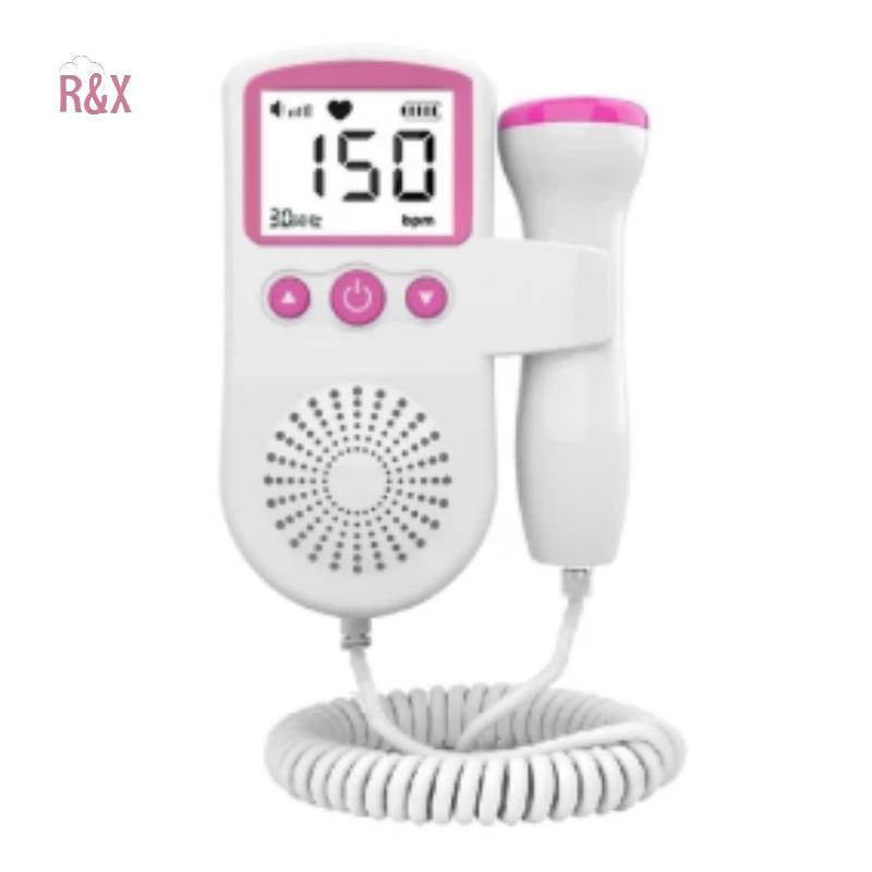 R&X Surplu Doppler Baby Heart Monitor การตั้งครรภ์เด็ก Heartbeat เครื่องตรวจจับทารกในครรภ์ Doppler ด