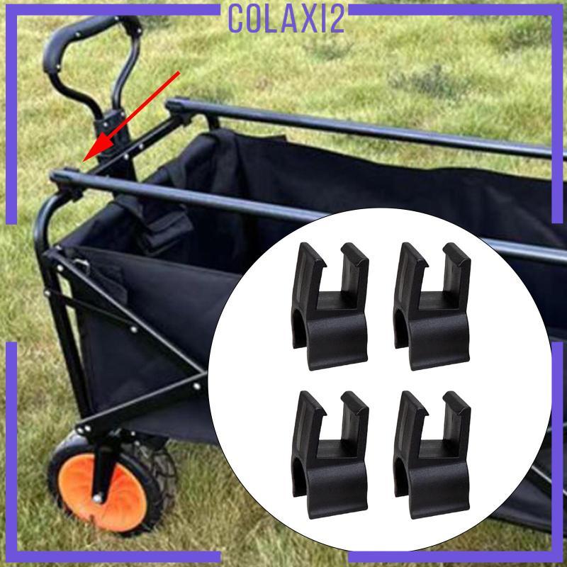 [Colaxi2] 4x Camping Cart Card Buckle Attachment Camping Shopping Push Pull Cart Accessory