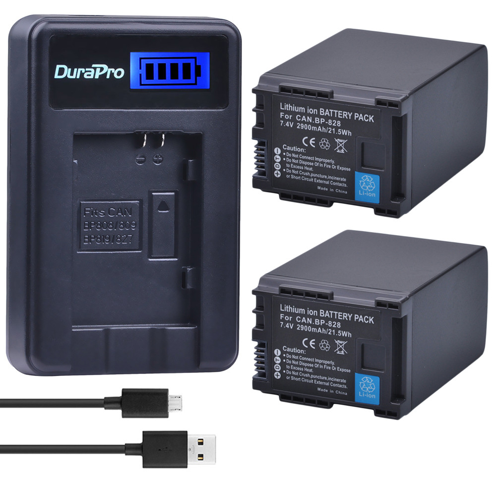 BP-828 แบตเตอรี่สําหรับ Canon HF G26 G30 G40 G50 G60 G70, XA10, XA11, XA15, XA20, XA25, XA50, XA30, 