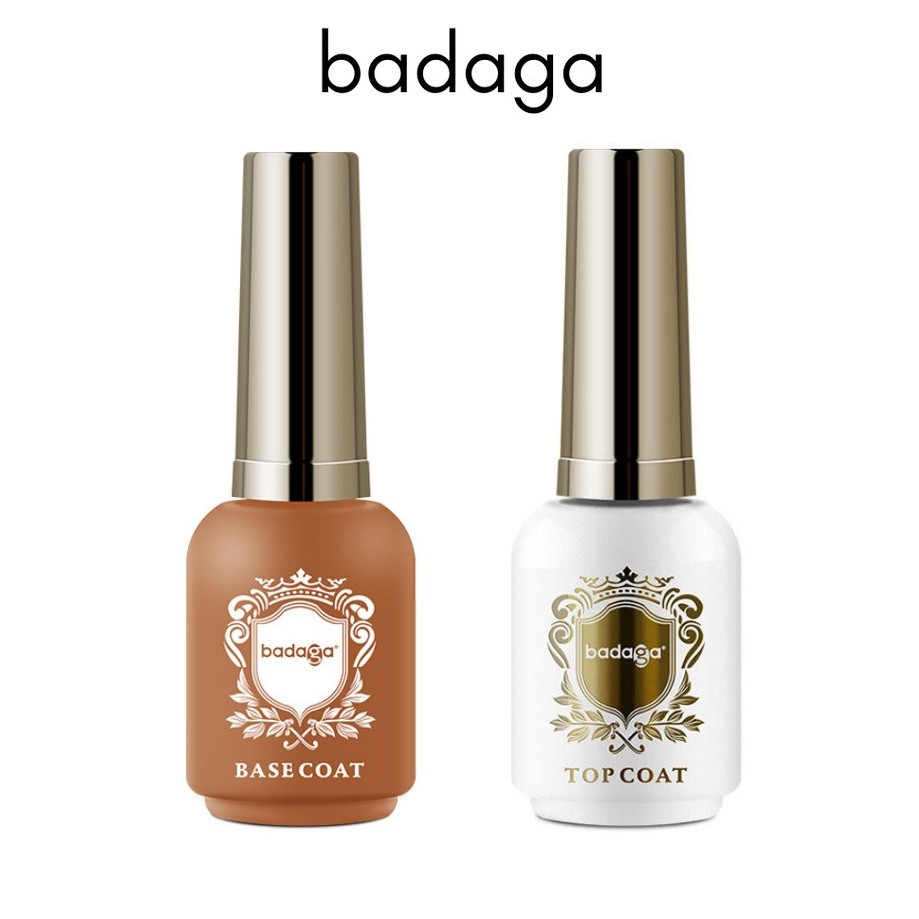 badaga เบส ท็อป เบสเจลทาเล็บ ท็อปเจล เคลือบเล็บ เบสโค้ท ท็อปโคทเล็บ  base coat / top coat สีเล็บเจล