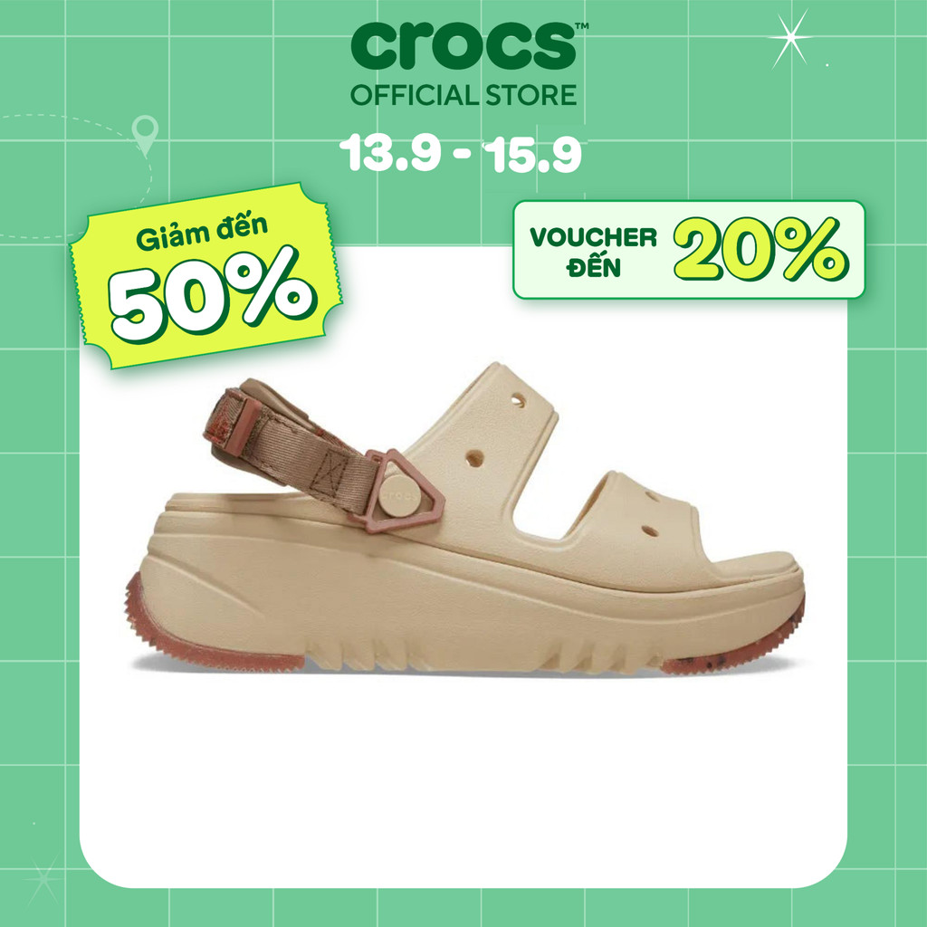 Crocs Hiker Xscape รองเท้าแตะผู้ใหญ่ - Shitake - 208181-2DS