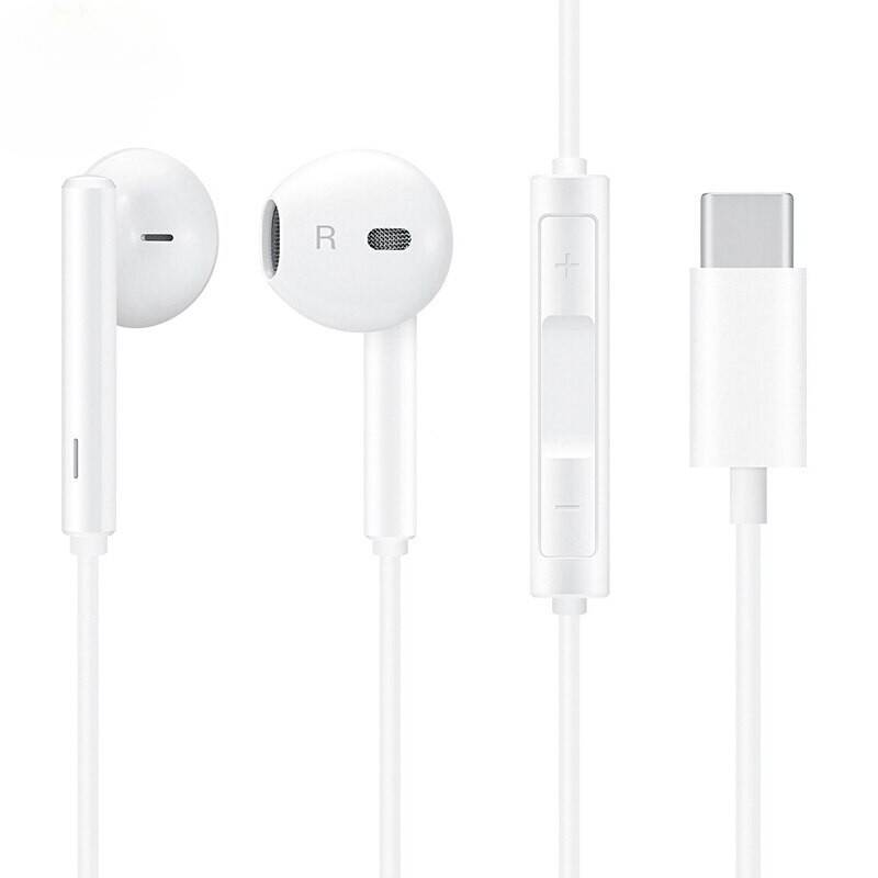 Huawei Cm33 หูฟัง Usb Type-c In Ear Mic ชุดหูฟังสําหรับ Huawei Mate 10 Pro Mate 20 Pro P20 Pro Xiaom