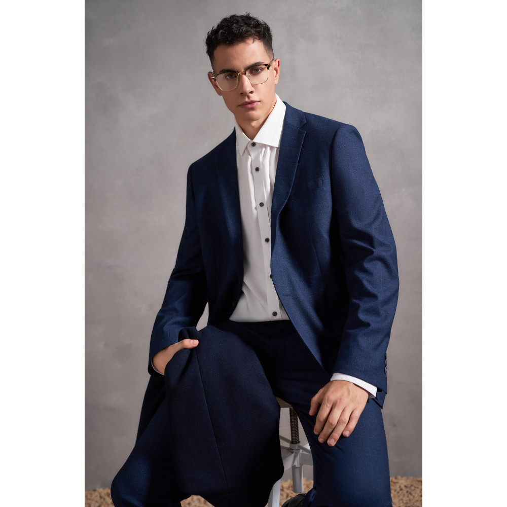 G2000 جاكيت بدلة رجالي Tailored Fit — كحلي — صورة 5