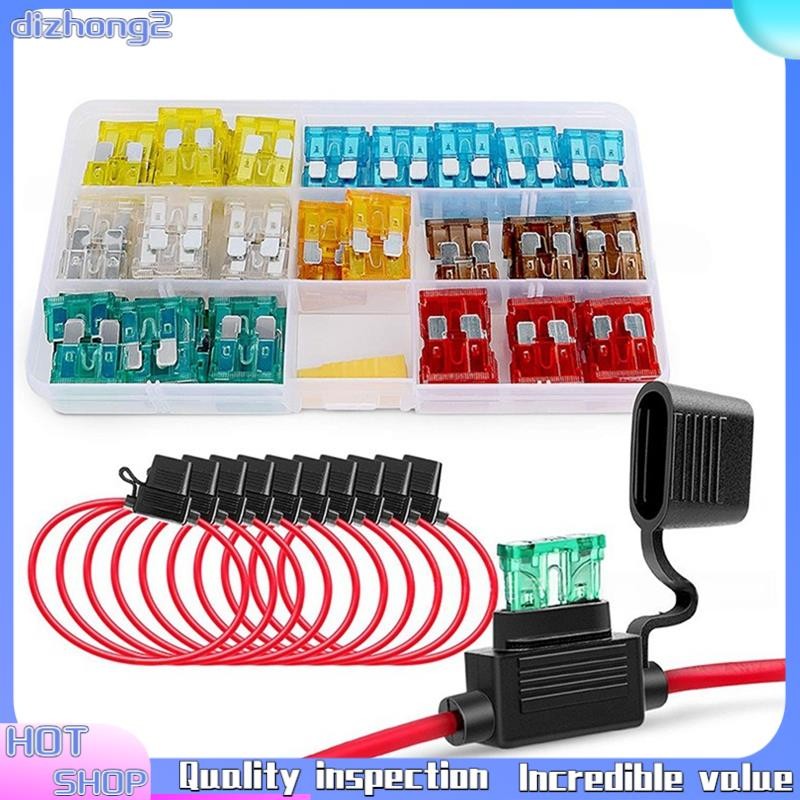 [dizhong2]Fuse Holder 14AWG Fuse Holder Small Inline Fuse