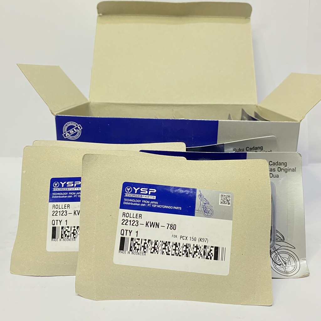 (PACKAGE 5) ชุดลูกกลิ้ง FCC PCX 150 22123-KWN-900 ORIGINAL 100% MOTORCYCLE SPARE PARTS