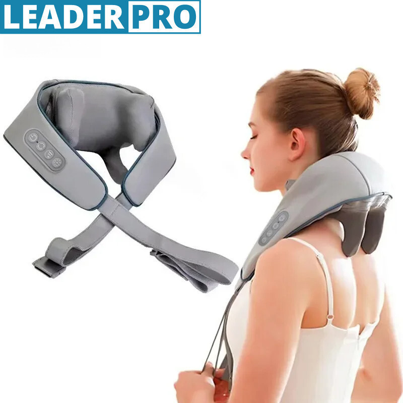 เครื่องนวดคอไฟฟ้า Health Care คอไหล่นวด 3D หมอนนวดกลับกล้ามเนื้อนวดผ่อนคลาย ShawlHT99 SBP4