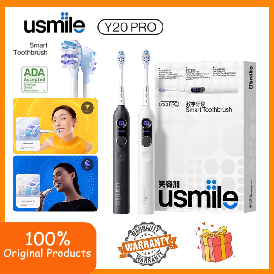 Usmile Y20 PRO แปรงสีฟันไฟฟ้า Leakage Bone Alert แปรงสีฟันไฟฟ้าอัจฉริยะ