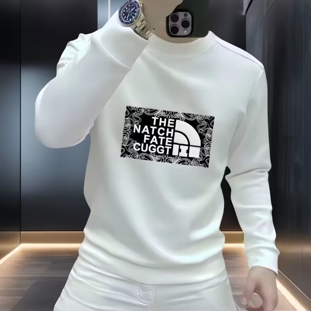 COD 2025P21, Item No. V699 Hebei High-Quality Cotton Sweatshirt Black White S-5XL Sizes new23 IFNE