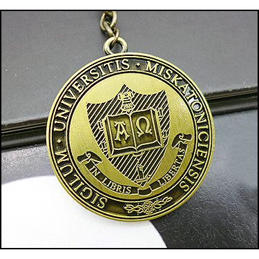 Cthulhu Myth Azatos Seal พวงกุญแจสร้อยคอ Hasta Book of Death อะนิเมะ Merchandise เครื่องประดับ Cool