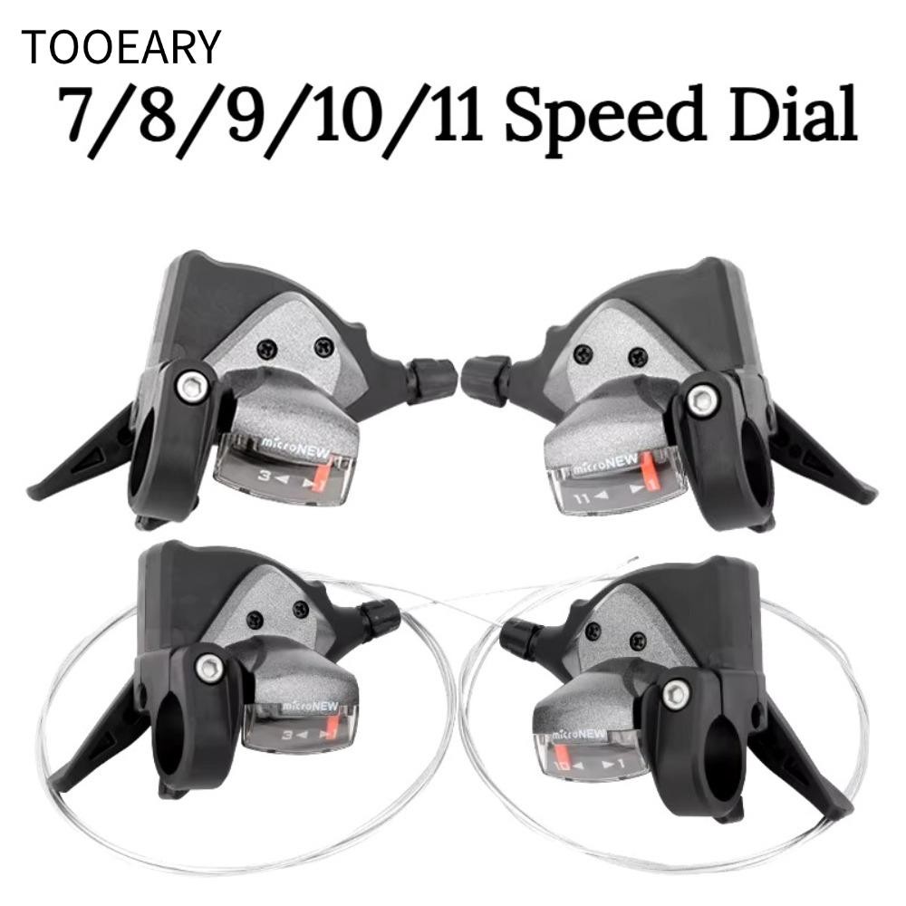 TAINAKARITSU จักรยาน Levers Shifter, 7/8/9/10/11Speed Universal Mountain Bike Shifter, Creative ซ้าย