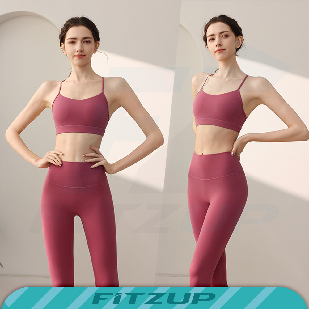FITZUP 02 สปอร์ตบราผู้หญิง - Backless - ชุดกีฬาผู้หญิง - Gym - Pilates - Padel
