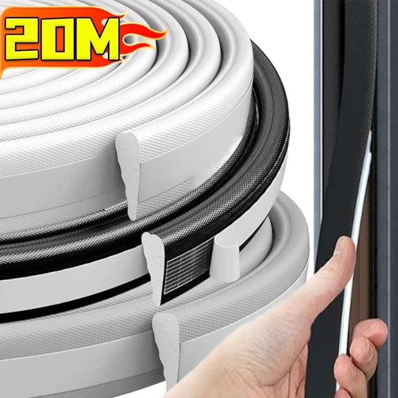 Foam Weather Stripping Window Sealing Strip Weather Self-adhesive Tape Windproof Seal Gap Filler Tap