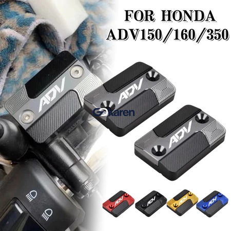 ฝาครอบถังน้ำมันเบรคหน้า CNC สำหรับ Honda ADV150 ADV160 ADV350 ปี 2022-2026 อะไหล่แต่งรถ