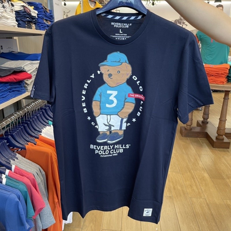 Polo BHPC เสื้อยืดคอกลมลายหมี