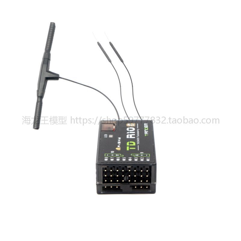 FrSky TD R10 2.4 GHz และ 900MHz Dual Band Receiver 10CH PWM Channel