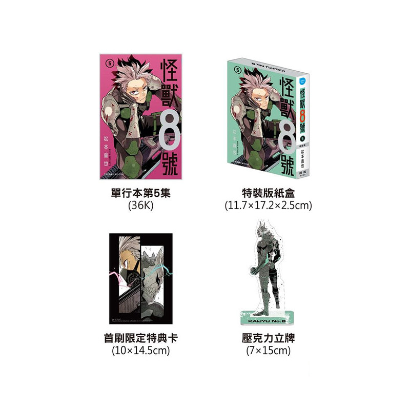 พร้อมสต็อก สัตว์ประหลาดเบอร์ 8 5 รุ่นพิเศษประเภท B Kafka Monster Mode ver Naoya Matsumoto Naoya Chan