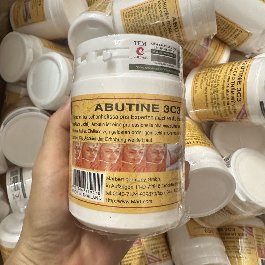 新品现货 南美体乳Kich trang Arbutin 3c3 vang loai 1 Beauty White Sister250g20251015