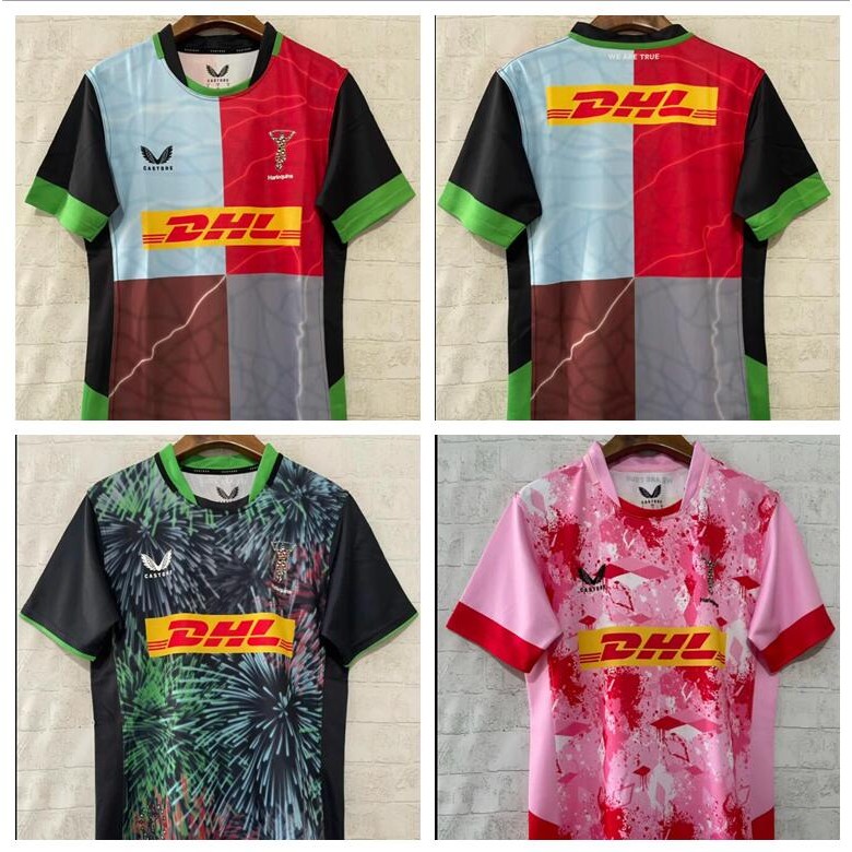 Castore Harlequins 2025-26 เสื้อรักบี้บุรุษสำหรับเล่นทีมเหย้า