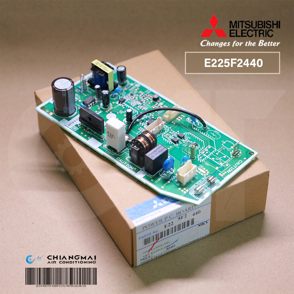 E225F2440 แผงวงจรแอร์ Mitsubishi Electric แผงบอร์ดแอร์มิตซูบิชิ บอร์ดคอยล์เย็น รุ่น MSY-KY09, KY13, 