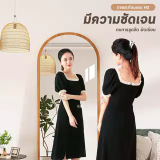 【สไตล์ใหม่】กระจกยาว กระจกเต็มตัว กระจกตั้งพื้น กรอบไม้ วินเทจ ส่องเต็มตัว ทรงสูง ตั้งพื้น/แขวนผนัง