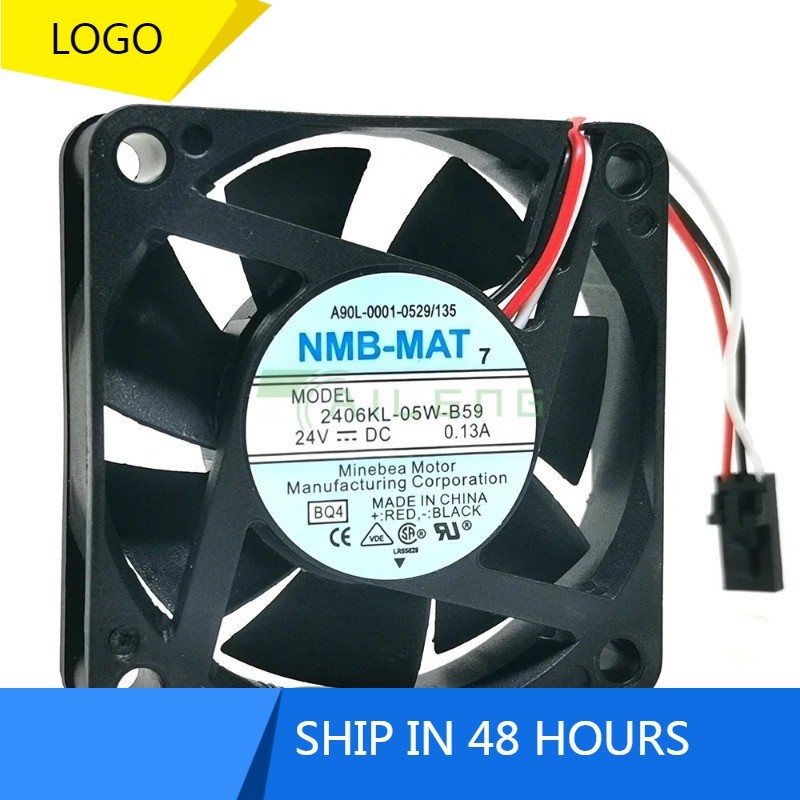 ใหม่สําหรับพัดลมระบบ FANUC 6015 2406KL-05W-B59 A90L-0001-0529/135 DC24V 0.13A