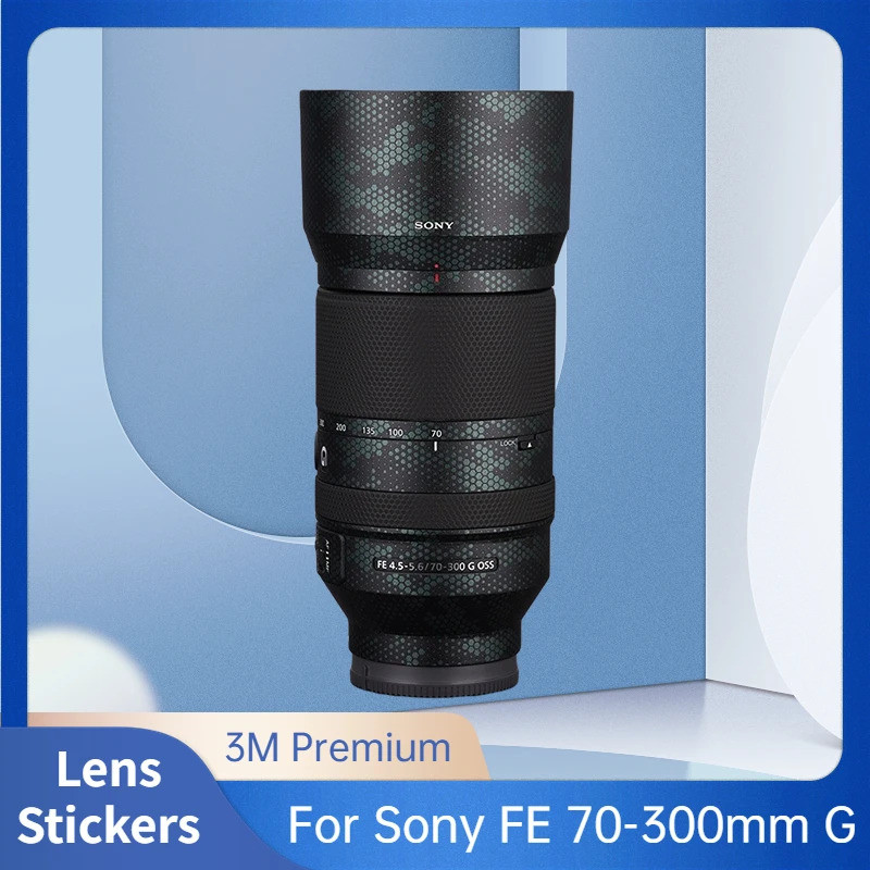 SEL70300G สติกเกอร์เลนส์กล้อง Coat Wrap ฟิล์มป้องกัน Body Decal สําหรับ Sony FE 70-300 70-300 มม.F4.