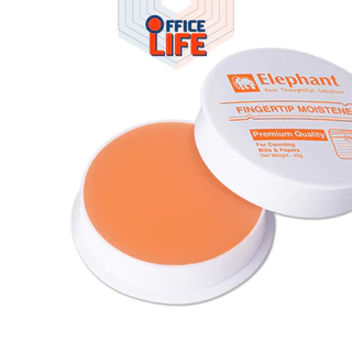 Elephant (ตราช้าง) ขี้ผึ้งนับแบงค์ ขี้ผึ้ง ขนาด 40 กรัม ( 1 ตลับ )