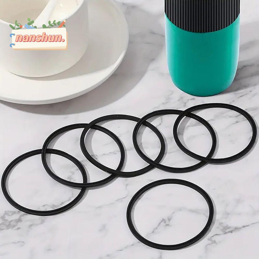 NANSHU 1/4 ชิ้นซีลขวดน้ําแหวน,ซิลิโคน Great Sealing Effect ปะเก็นฝาปิดแก้วน้ํา,Universal 16oz & 20ozแก้วเดินทางกันน้ําถ้วยฝาปิดเครื่องมือ