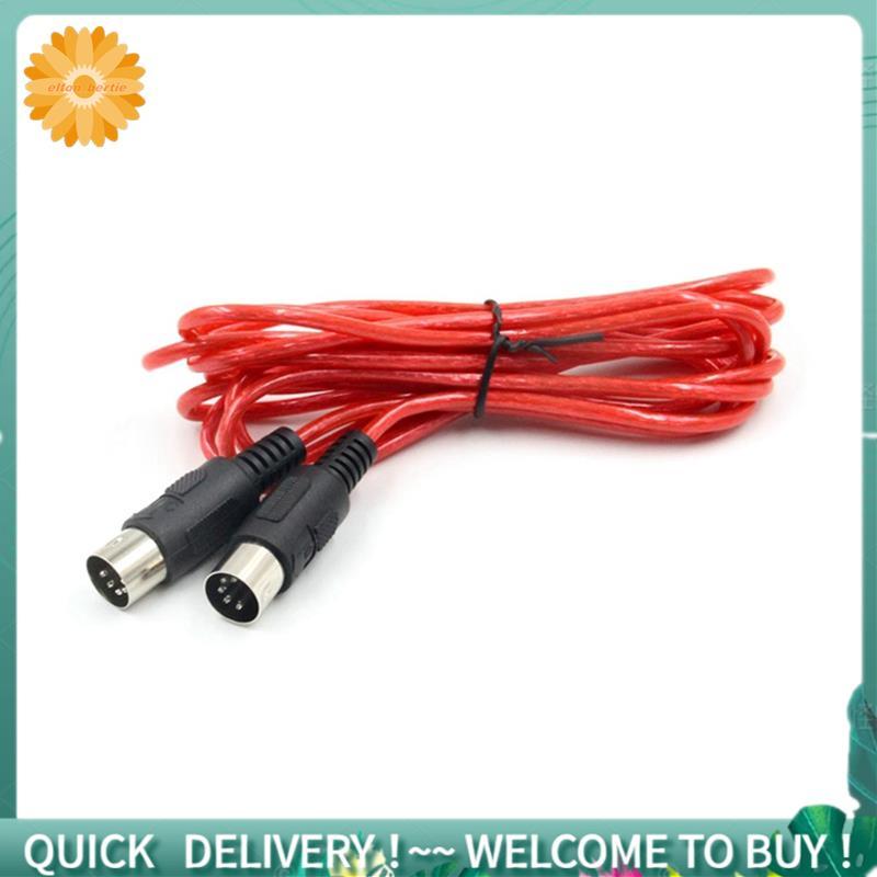 MIDI สายต่อ 5Pin ชายกับชาย MIDI สําหรับเปียโนไฟฟ้ากีตาร์เครื่องมือ PC สาย 5M