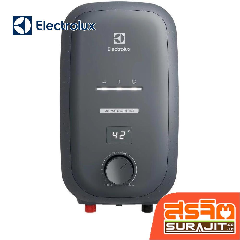 ELECTROLUX เครื่องทำน้ำอุ่น 3800W สีเทาดำ รุ่น EWE381RX1G6 (24570)