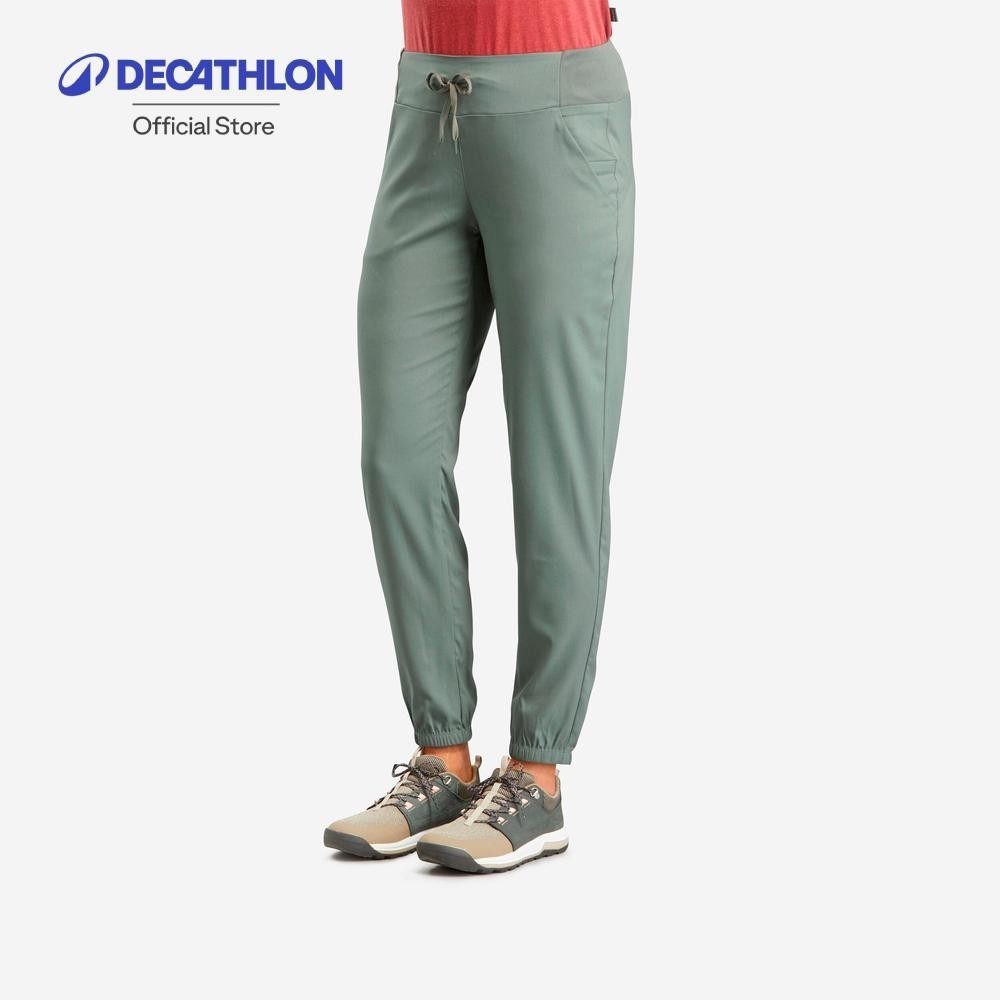 Decathlon Women'S Hiking Trousers - Nh100 กางเกงขายาวผู้หญิงสำหรับใส่เดินในเส้นทางธรรมชาติ รุ่น NH10