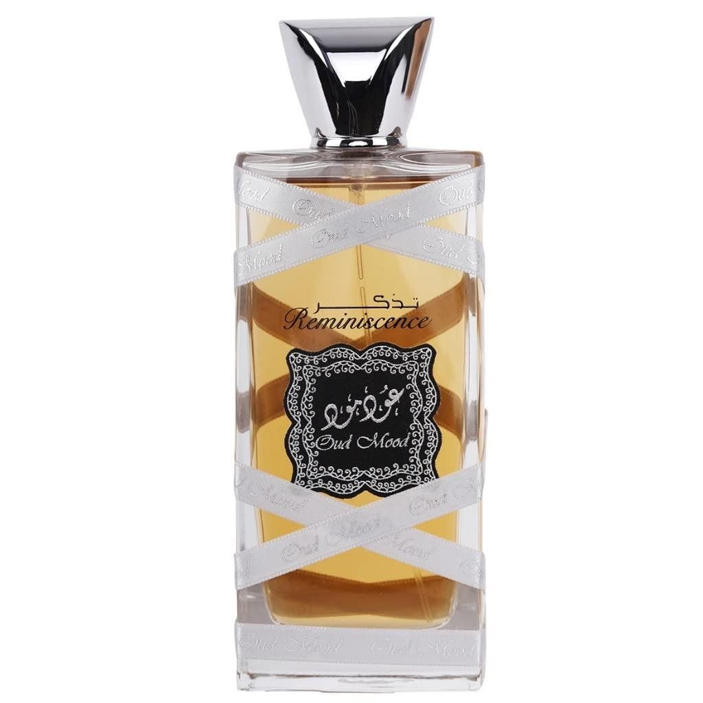 Lattafa Oud Mood Reminiscence สําหรับสเปรย์ Eau de Parfum Unisex, 3.4 ออนซ์