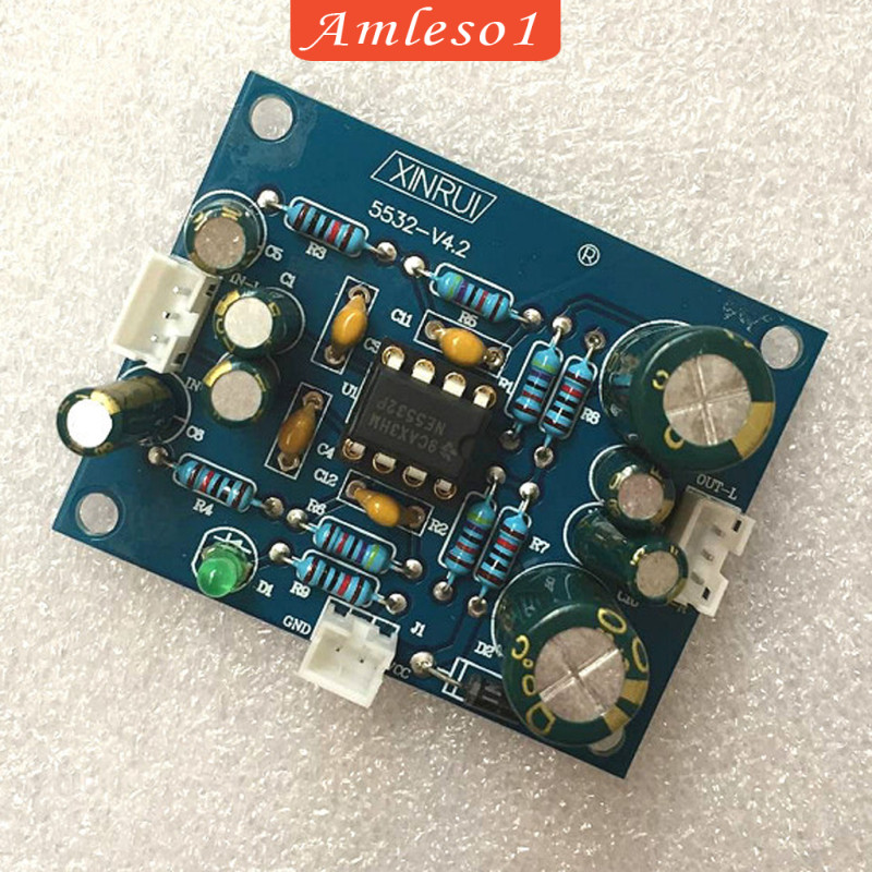 [Amleso1] 5532 Digital Power Preamplifier Board Mini Home Speaker Audio Stereo Op Amp