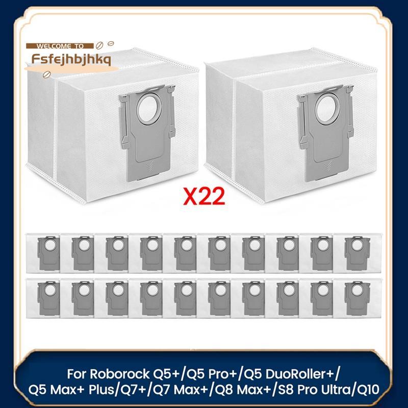[fsfejhbjhkq]ถุงเก็บฝุ่นสําหรับ Q5+, Q5 Pro+, Q5 DuoRoller+, Q5 Max+ Plus, +, Max+, Q8 Max+, S8 Pro 