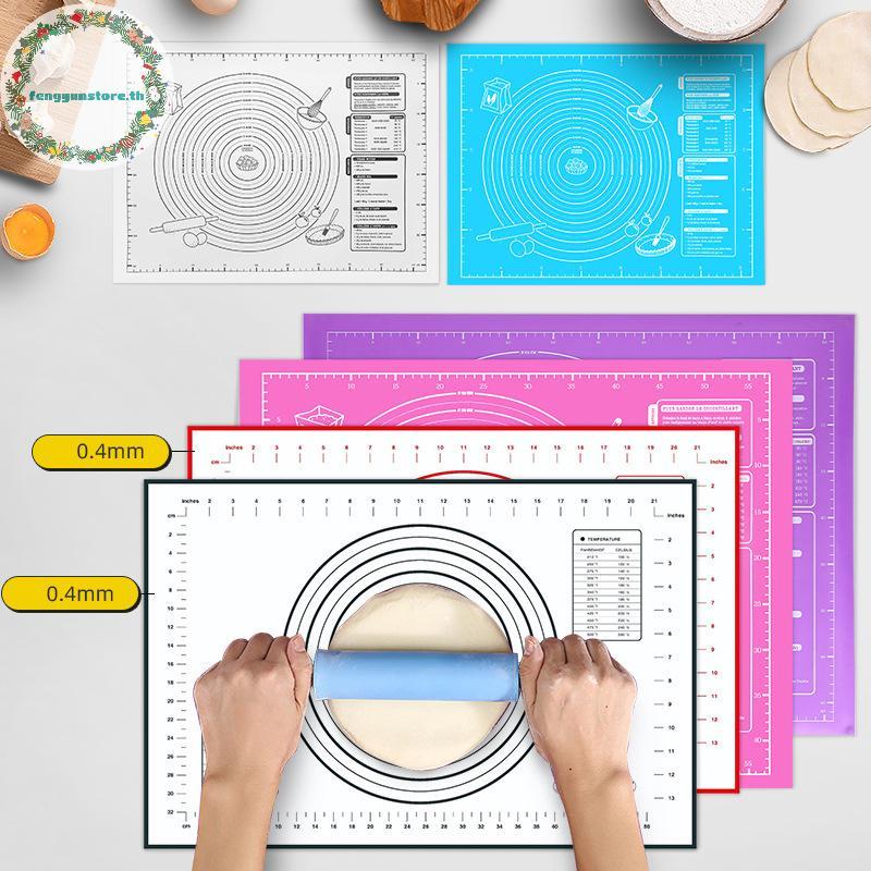 YUNSTORE ซิลิโคนเบเกอรี่ Mats แผ่นพิซซ่าแป้ง Non-Stick Maker ผู้ถือ Pastry อุปกรณ์ครัวเครื่องมือทําอาหารเครื่องครัว Bakeware Gadget TH