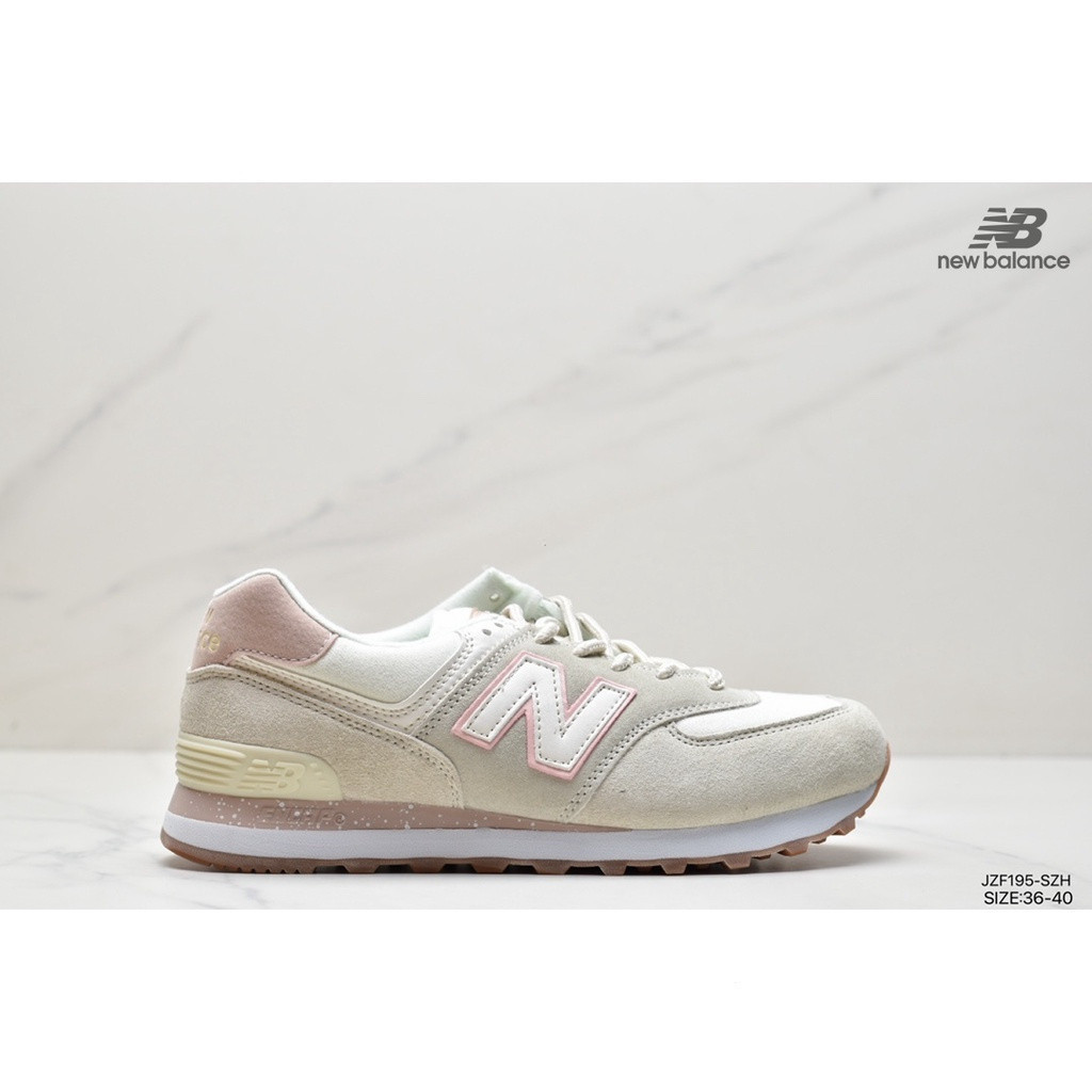New Balance ML574 เข้าร่วมรองเท้าผ้าใบ Oriinal Classic retro Casal Sports Wear-resistant Casal Soes