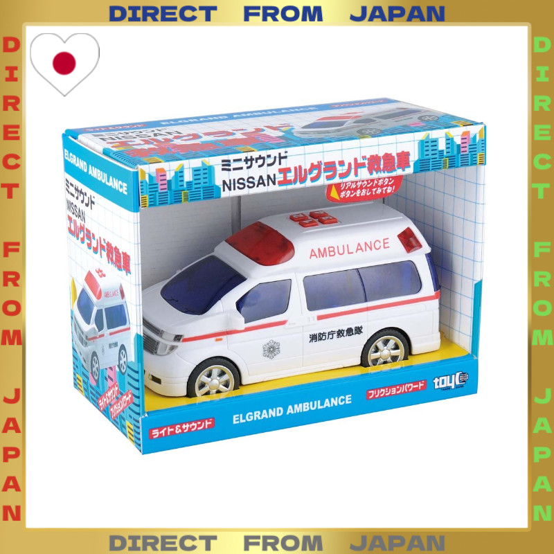 【DIRECT FROM JAPAN】Toyco Mini Sound Elgrand Ambulance