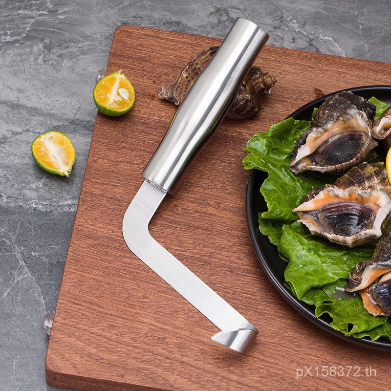 Conch Meat Extractor เกลืออบ Conch SHELLing มีดหัวเข็มขัด Conch เครื่องมือมีด Conch SHELLing Meat Ex