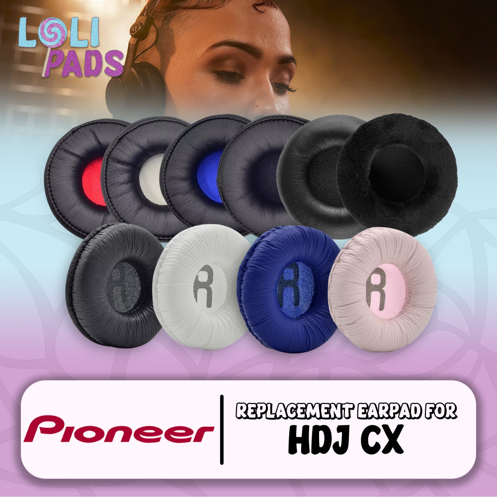 แผ่นโฟมแผ่นรองหูฟัง Pioneer HDJ CX Earcup Pad Earpad โฟม