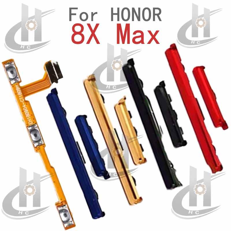 สําหรับ Huawei Honor 8X Max / Y Max ปุ่มปรับระดับเสียงและปุ่มด้านข้าง Flex Cable Keys ทดแทน
