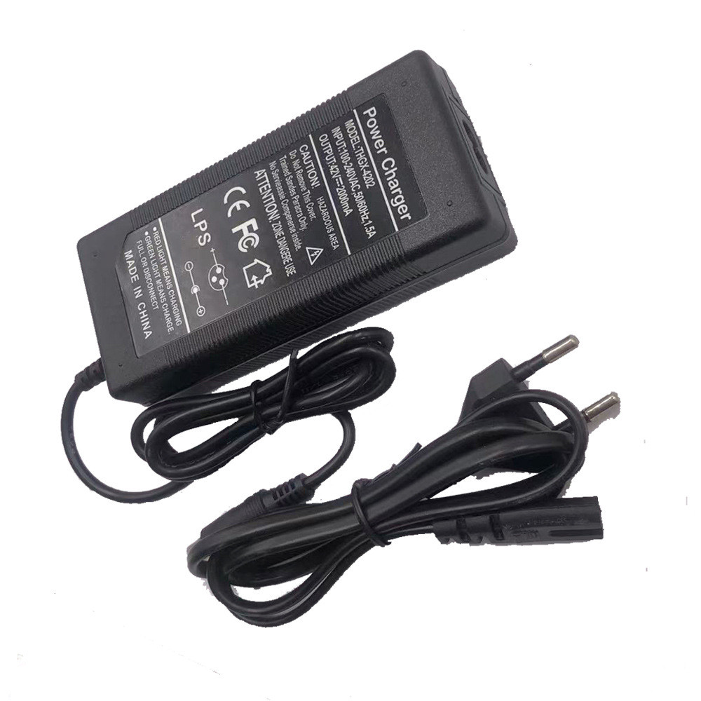 42V2A เครื่องชาร์จแบตเตอรี่ลิเธียม 36V แบตเตอรี่ลิเธียมเฉพาะ Step Balance Car Charger M365 Charger