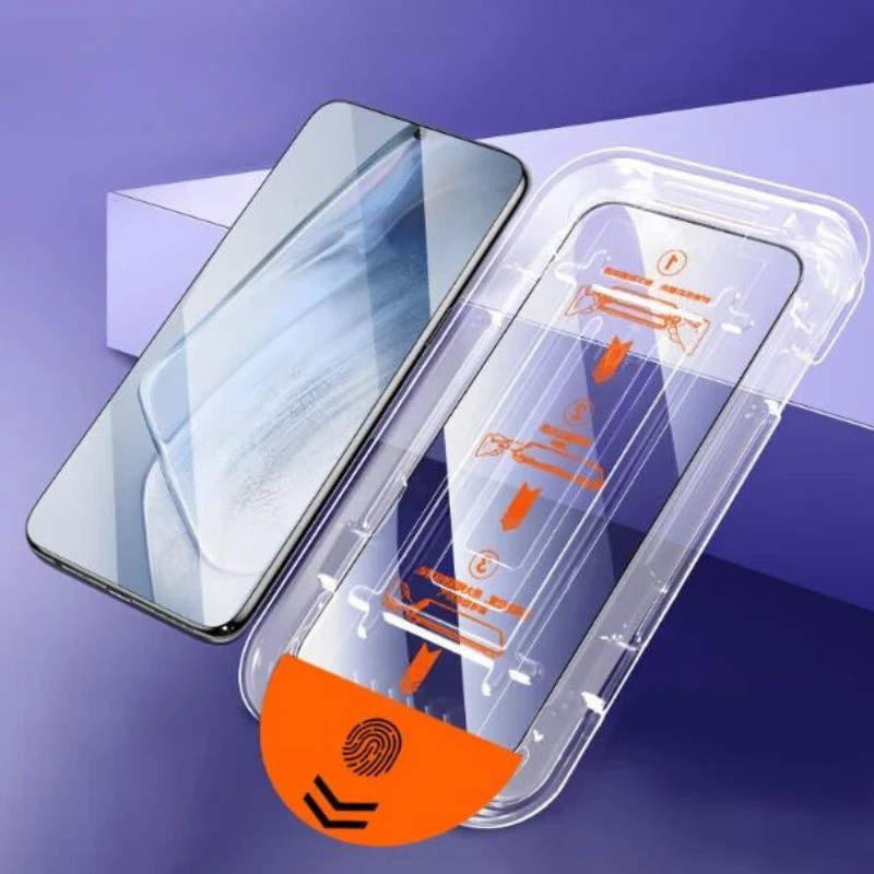 สําหรับ VIVO X300 X300Pro X 300 Pro 5G กระจกนิรภัยฝุ่นฟรี Easy Auto การติดตั้งเครื่องมือป้องกันฟิล์ม
