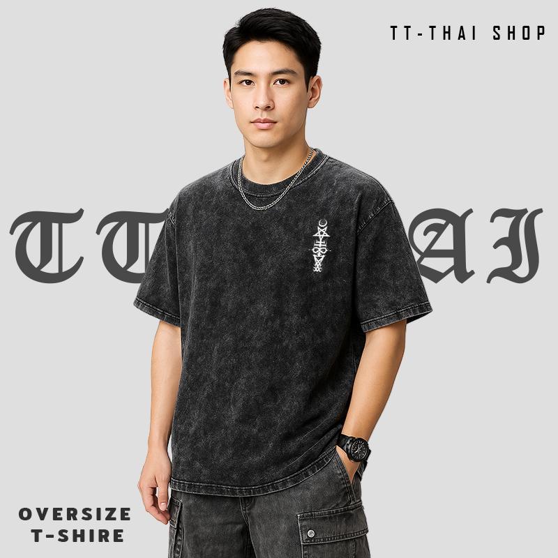 เสื้อยืดสีฟอกเท่ๆ สกรีนลายหน้า-หลังเท่ๆ รูปที่ 6