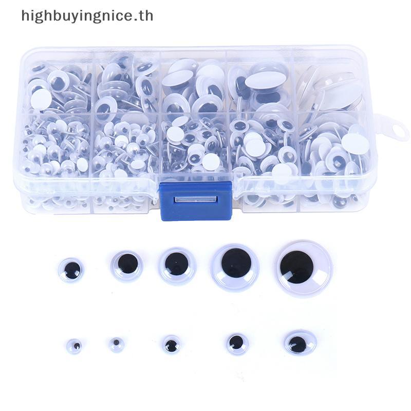 HNTH Self-กาวผสมตาสําหรับของเล่นตุ๊กตา googly wiggly eyes อุปกรณ์เสริม diy HNTH