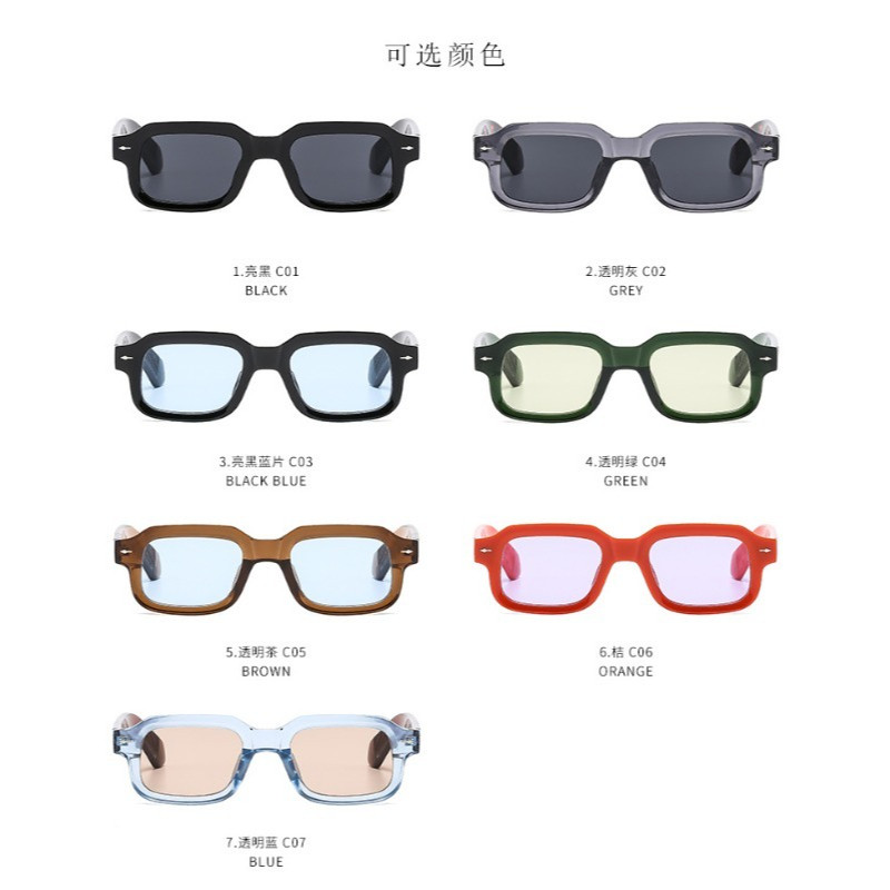 แว่นตาทรงลูกศรสี่เหลี่ยม สีเทาพรีเมียม เลนส์สามารถเปลี่ยนได้ ขนาดเล็ก ราคา ถูกที่สุด ดีลบีเคเค แกลเลอรีภาพที่ 9